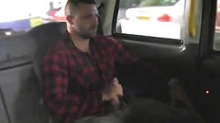 Mature female taxidriver drenched in cum